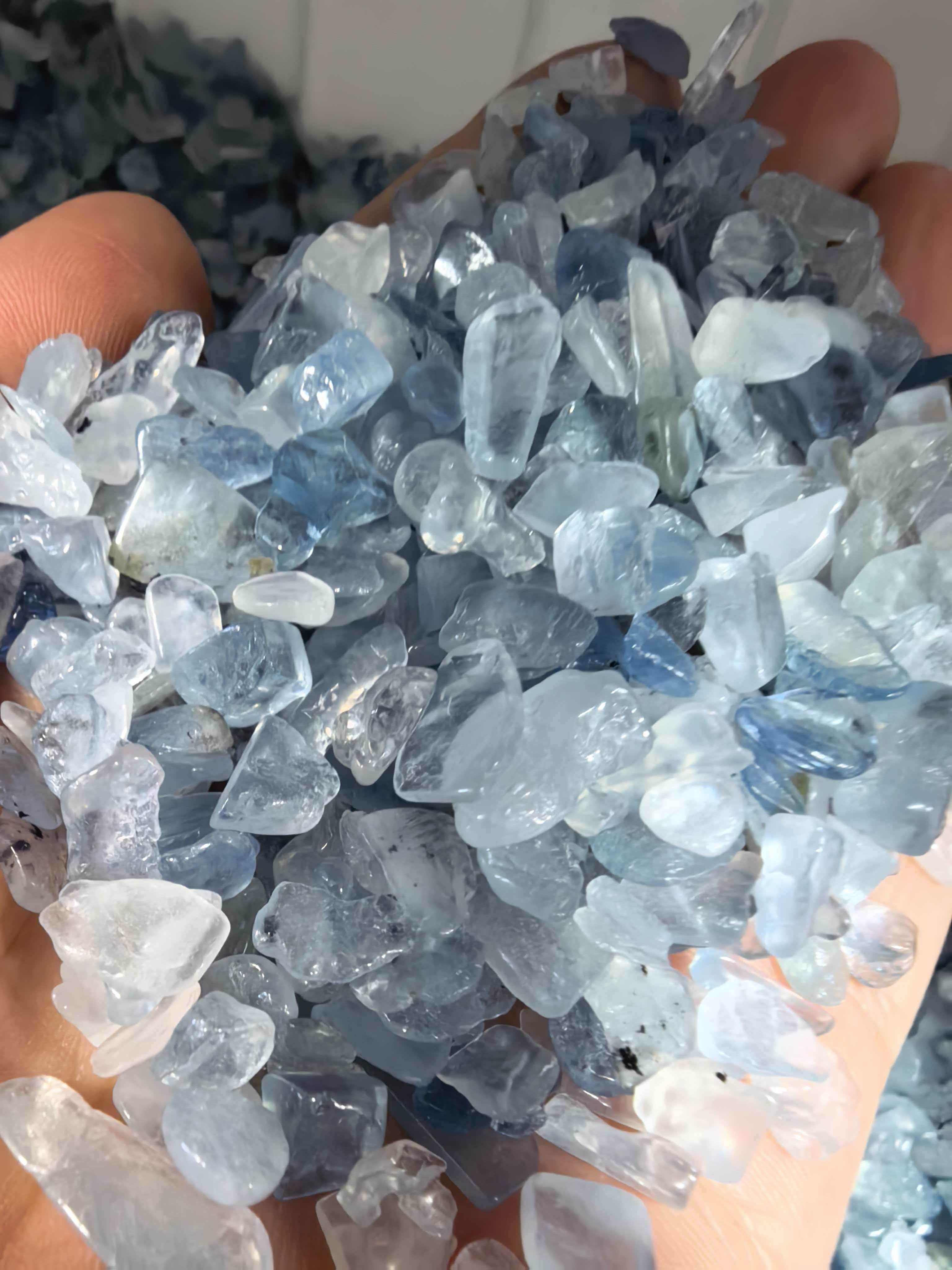 5-7mm Natural Gemstone Aquamar – обзор и цена Aqua Marine Tank