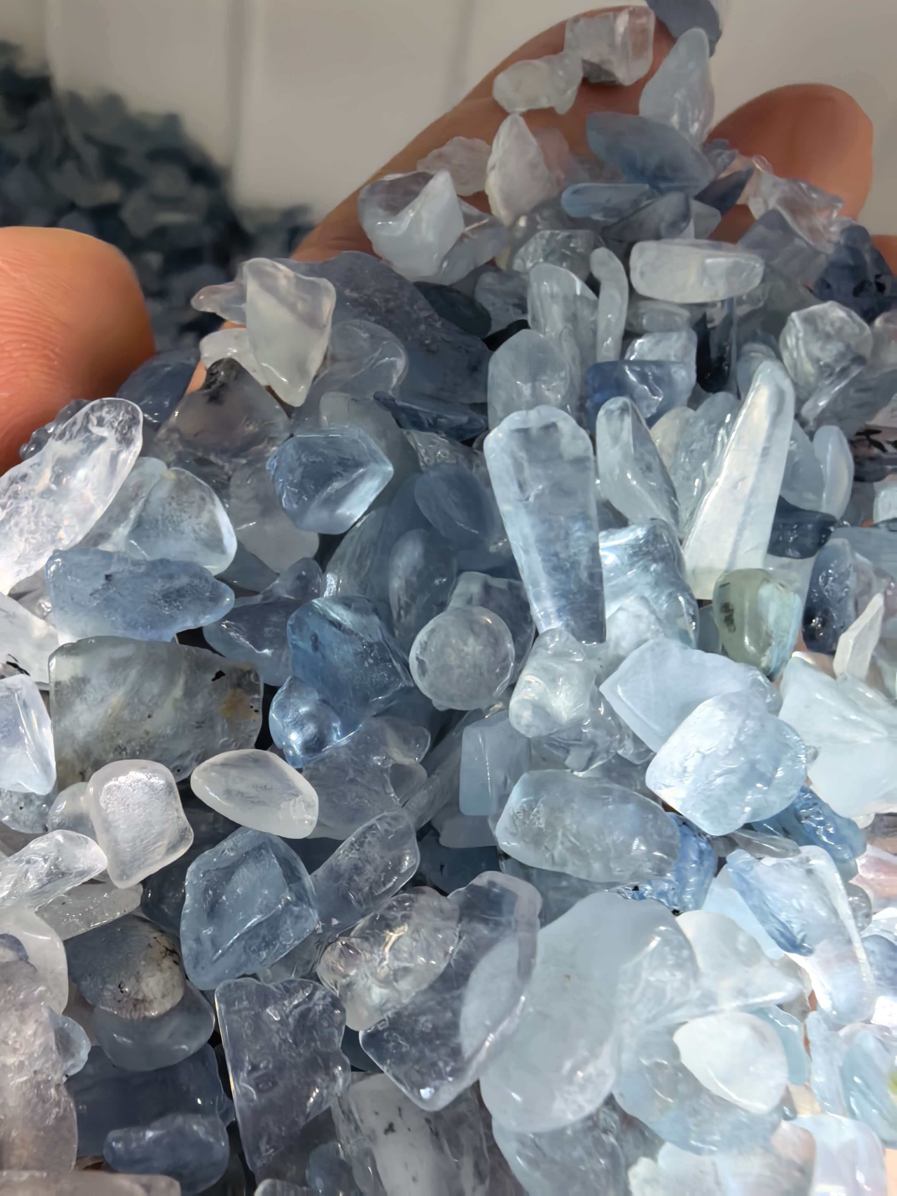 5-7mm Natural Gemstone Aquamar – обзор и цена Aqua Marine Tank