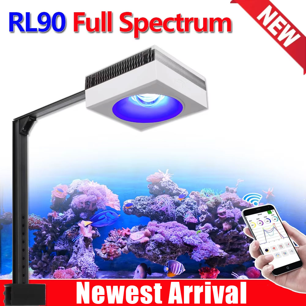 PopBloom RL90 Full Spectrum Wi – обзор и цена Marine X Aquarium