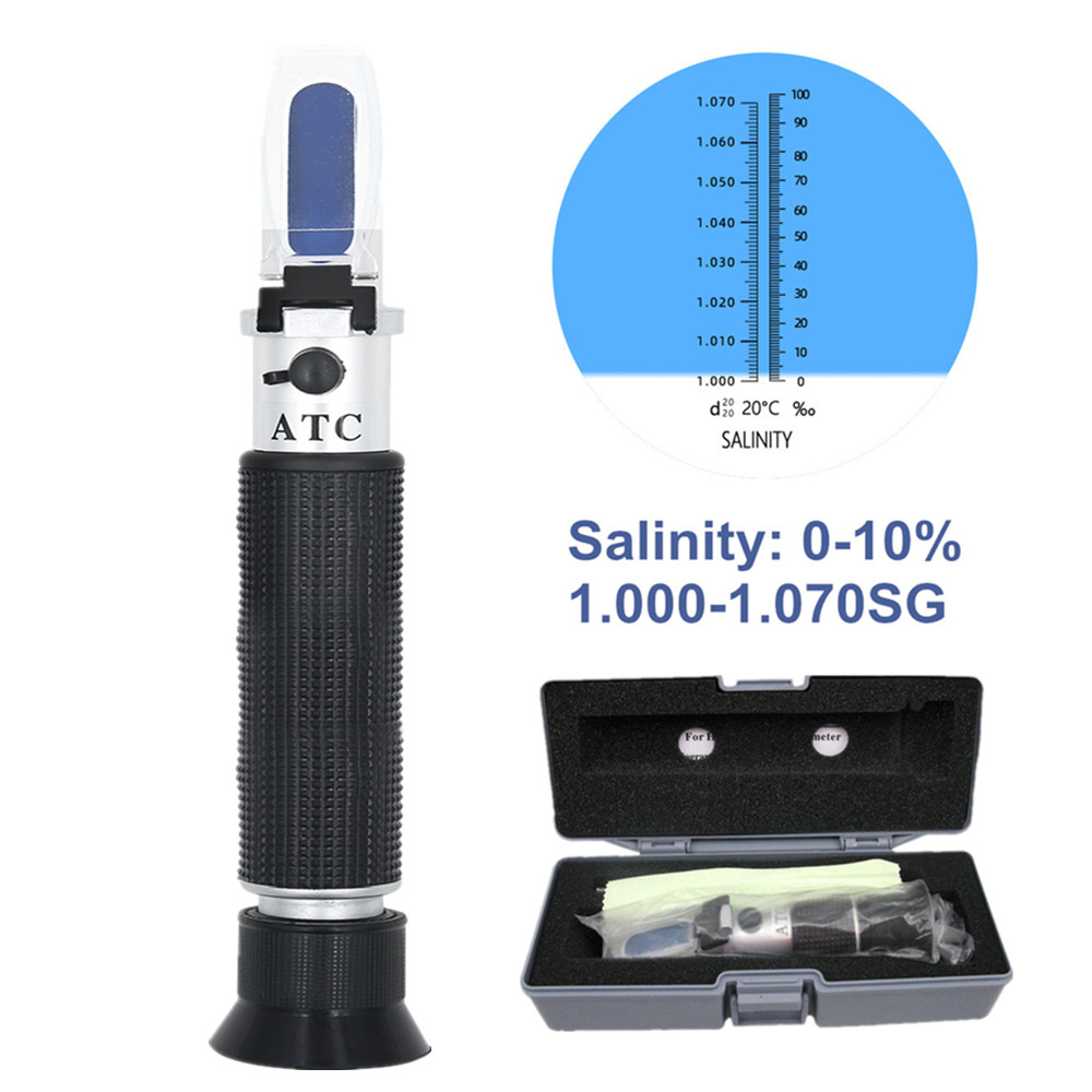 Handheld Salinity Refractomete – обзор и цена Refractometer Salinity