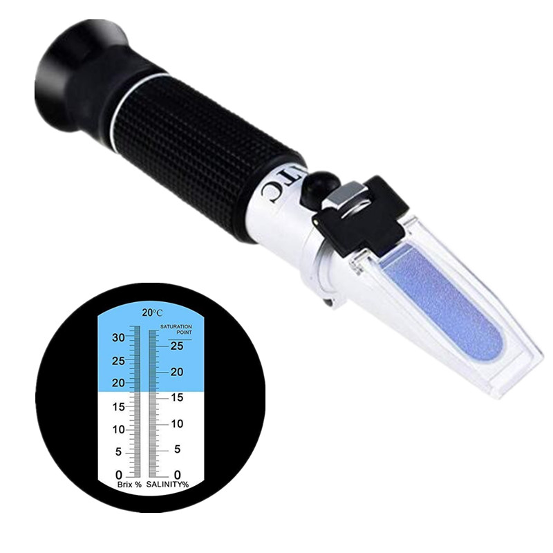 0-32% Sugar 0-28% Salt Portabl – обзор и цена Refractometer Salinity