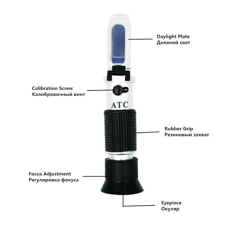 0-32% Sugar 0-28% Salt Portabl – обзор и цена Refractometer Salinity