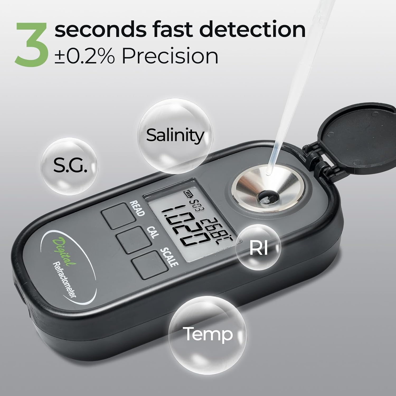 DIgital Refractometer Digital  – обзор и цена Refractometer Salinity