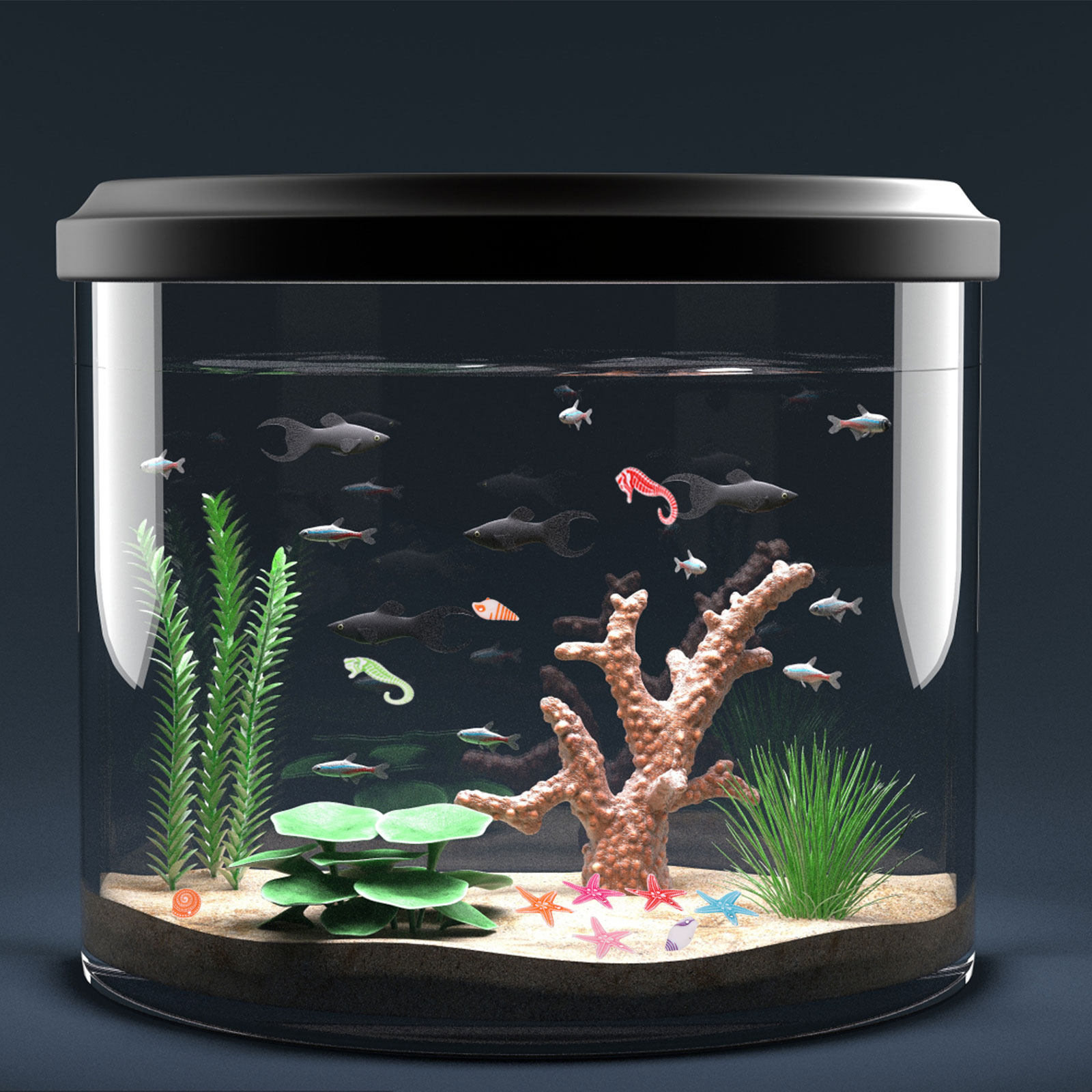 60Pcs Mini Sea Animal Resin Or – обзор и цена Marine Life Aquariums
