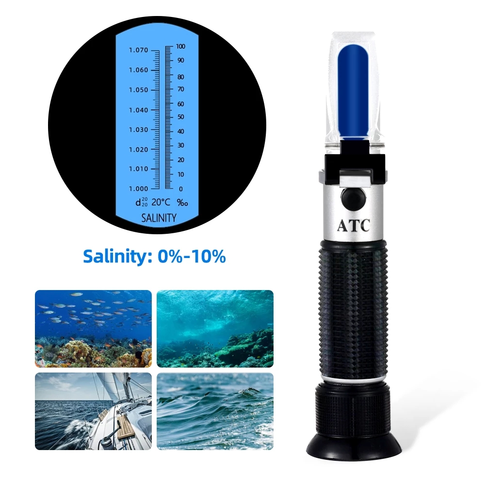 Salinity Refractometer 0-10% 1 – обзор и цена Refractometer Salinity