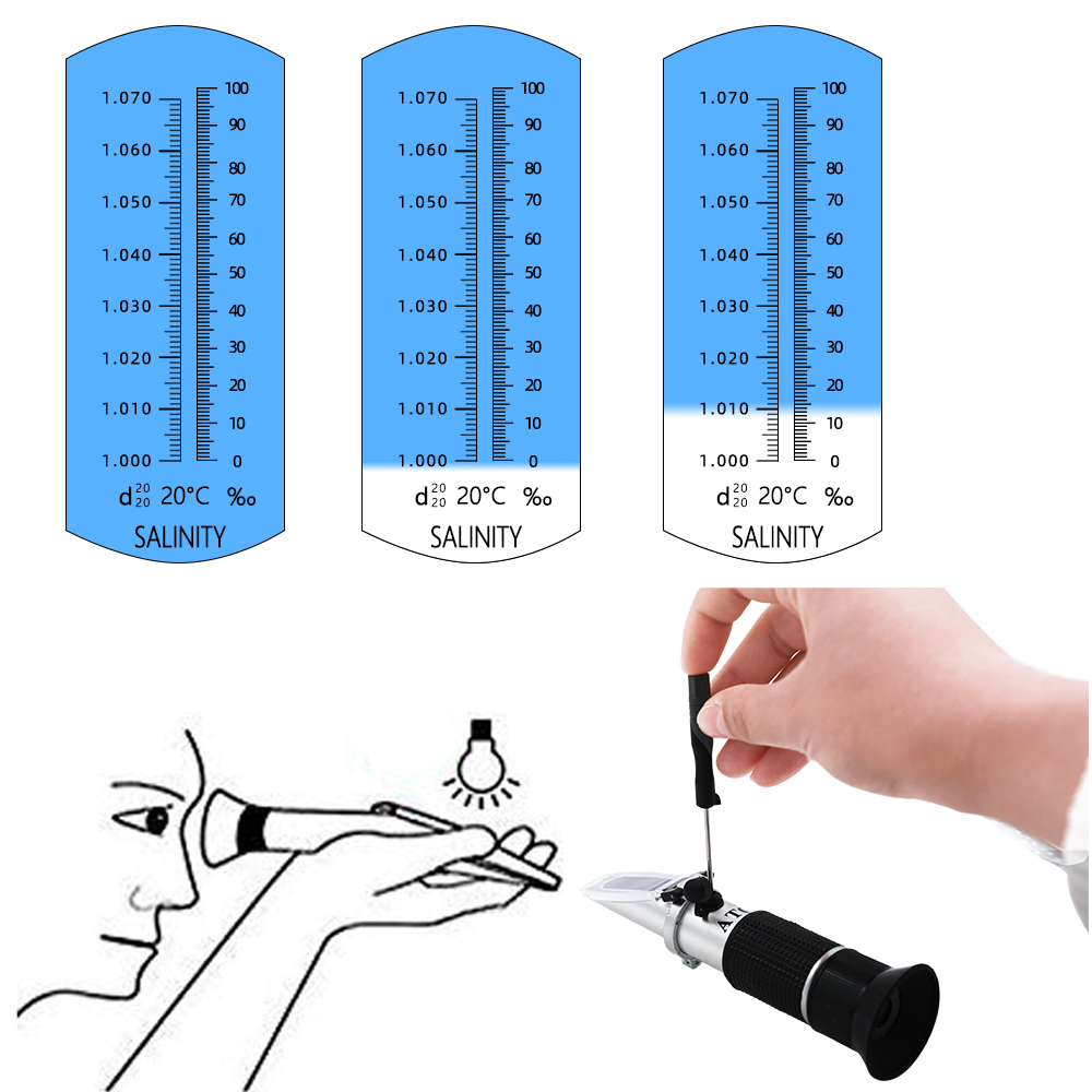 Salinity Refractometer 0-10% 1 – обзор и цена Refractometer Salinity