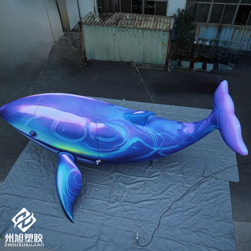Inflatable blue whale, used as – обзор и цена Marine Life Aquariums