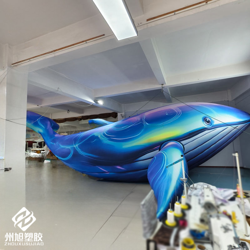 Inflatable blue whale, used as – обзор и цена Marine Life Aquariums