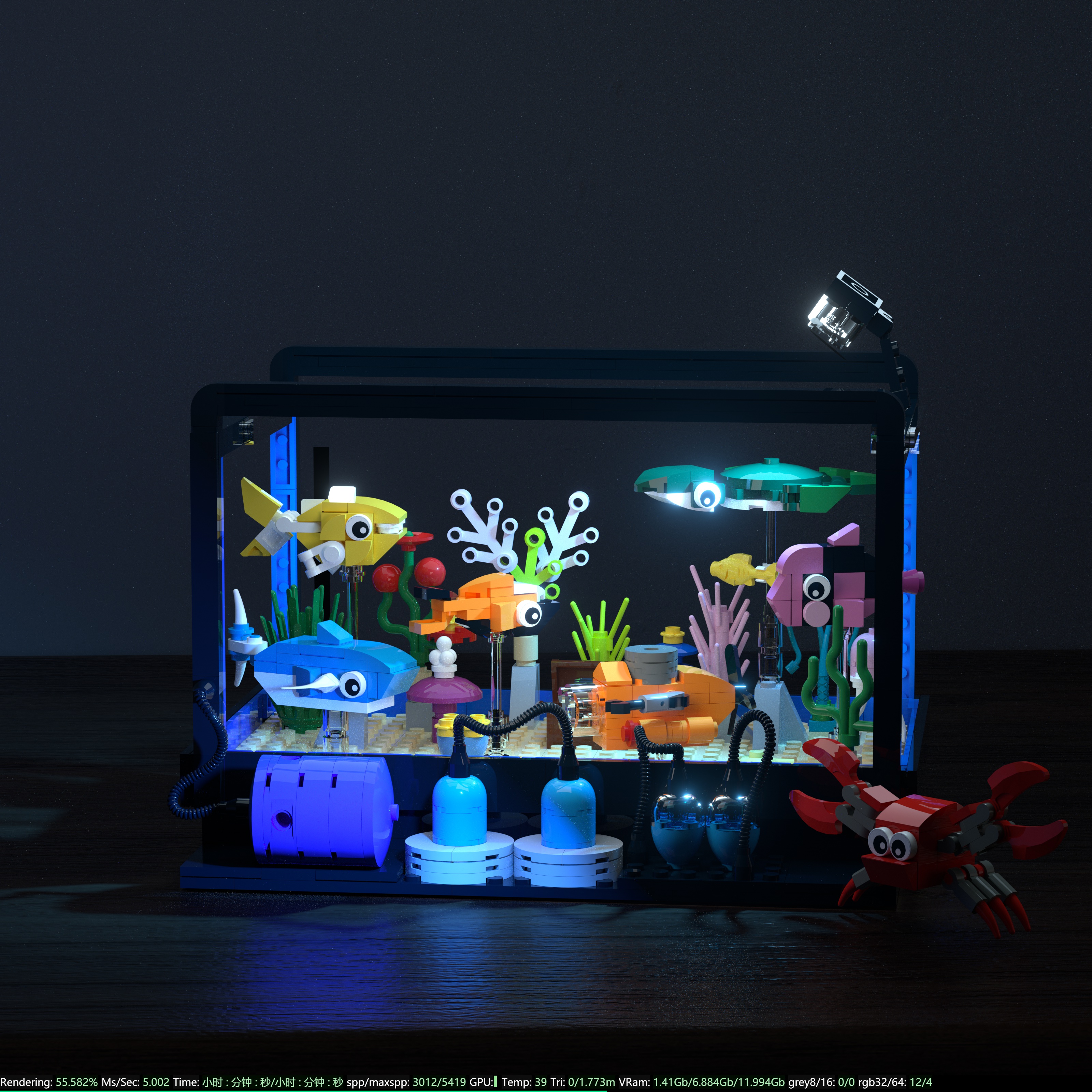 Fish Tank Building Block Set,  – обзор и цена Marine Life Aquariums