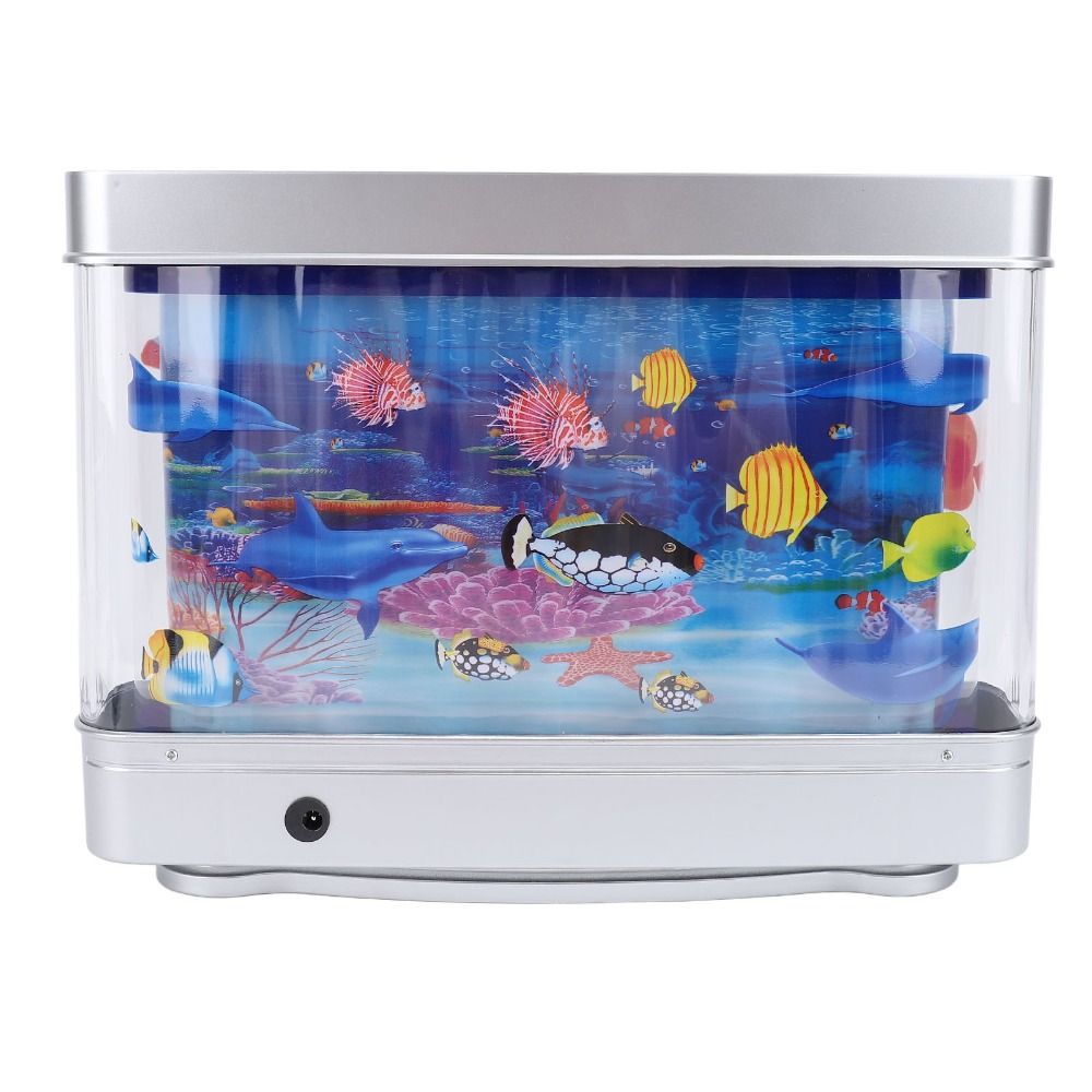 Decorative LED Fake Fish Tank  – обзор и цена Marine Life Aquariums