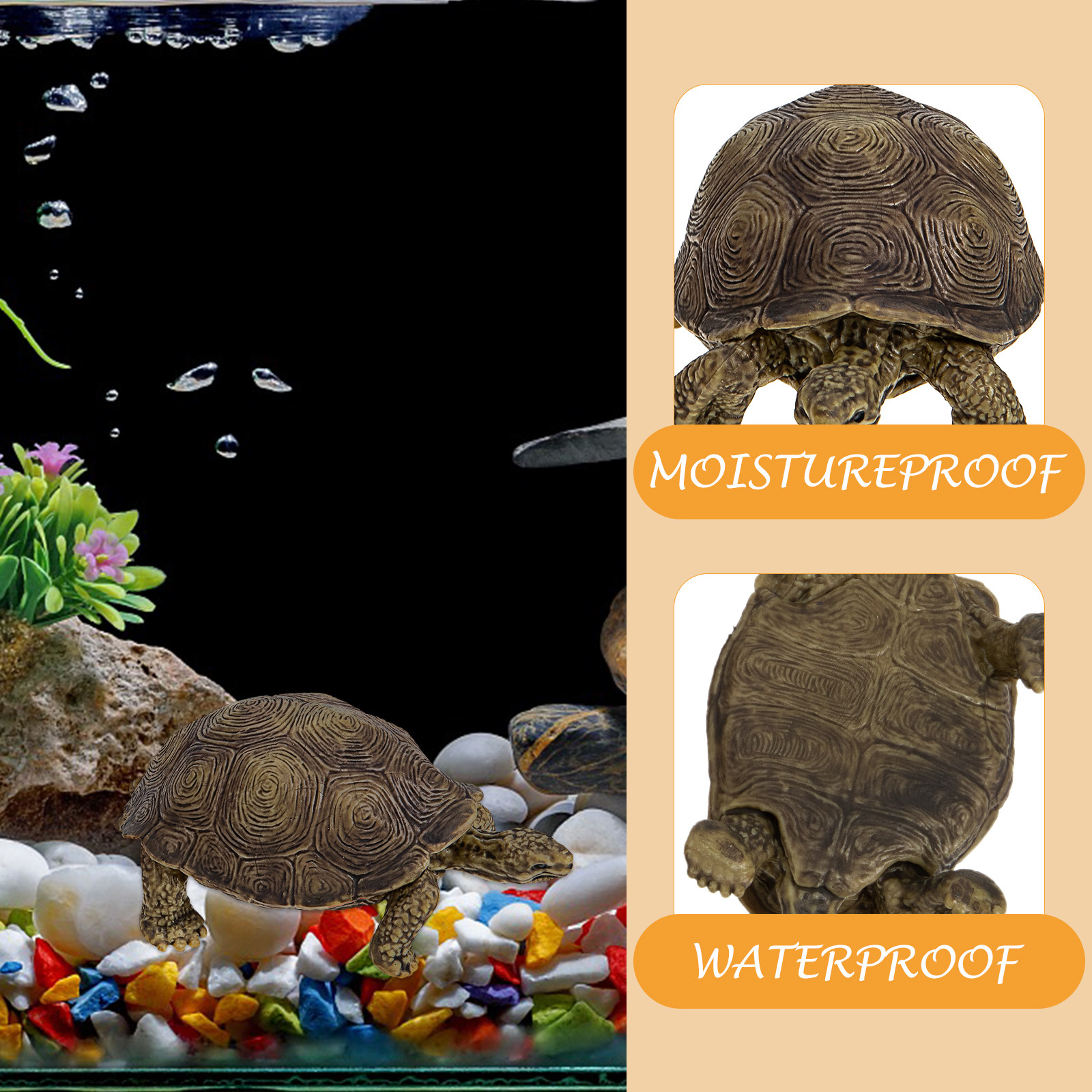 2Pcs Simulation Tortoise Plast – обзор и цена Marine Life Aquariums