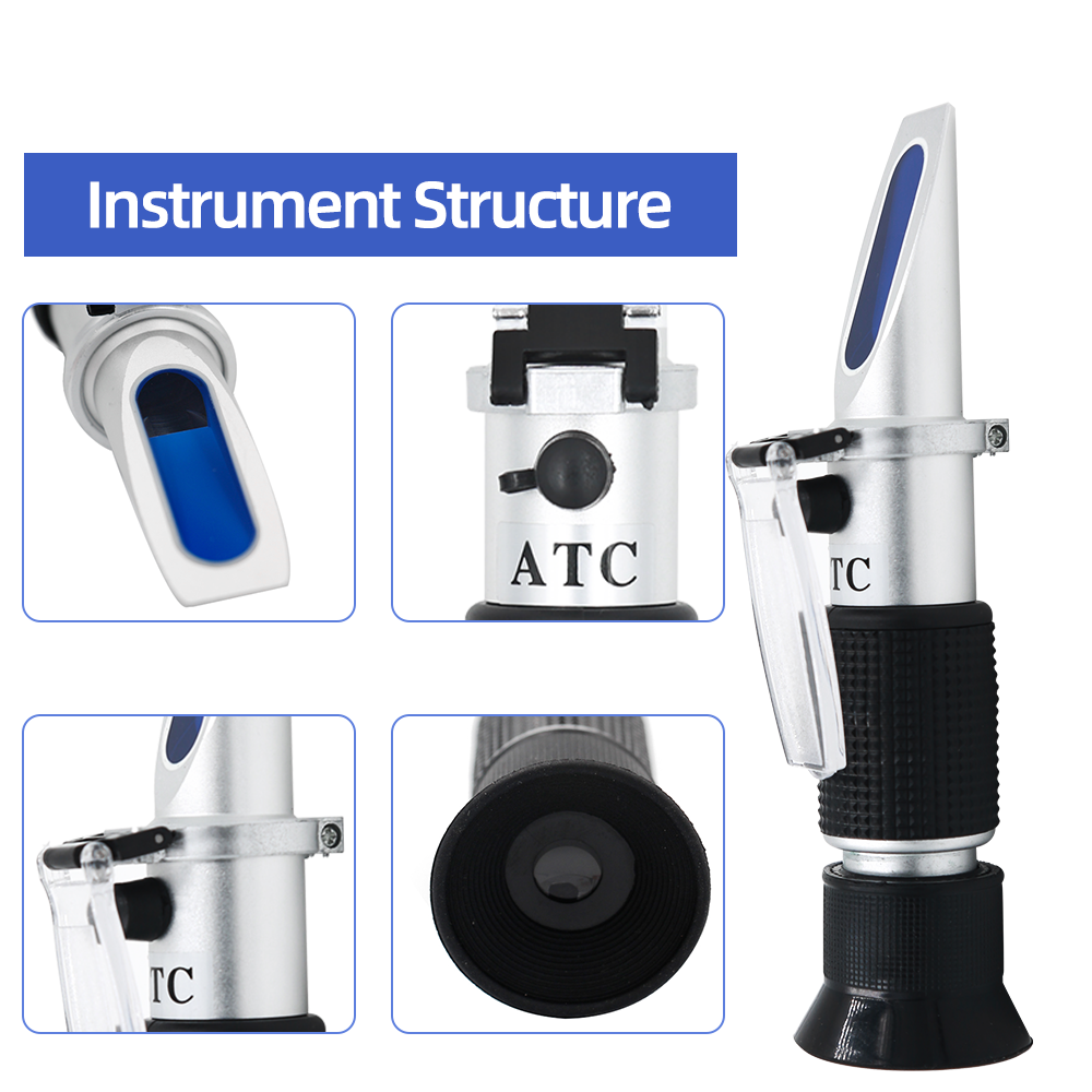 Brix Refractometer 2 in 1 Brix – обзор и цена Refractometer Salinity