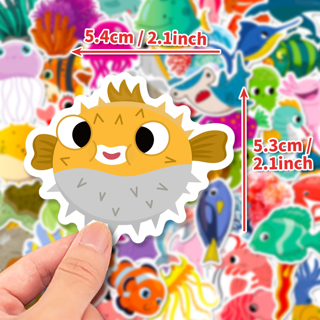 50Pcs Marine Life Stickers Dol – обзор и цена Marine Aquarium & Regional Centre Reviews