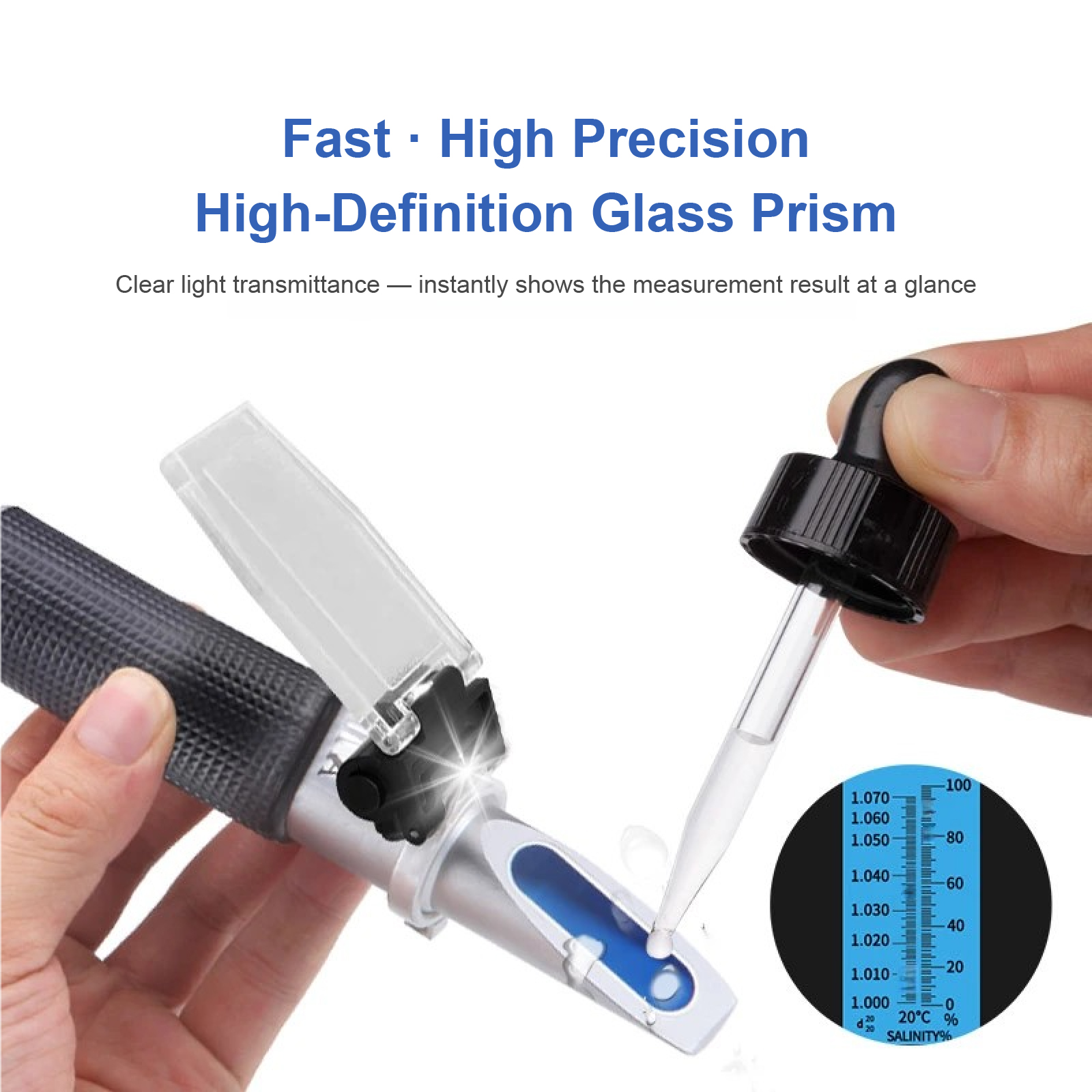 ATC Digital Salinity 0-28% 0-1 – обзор и цена Refractometer Salinity