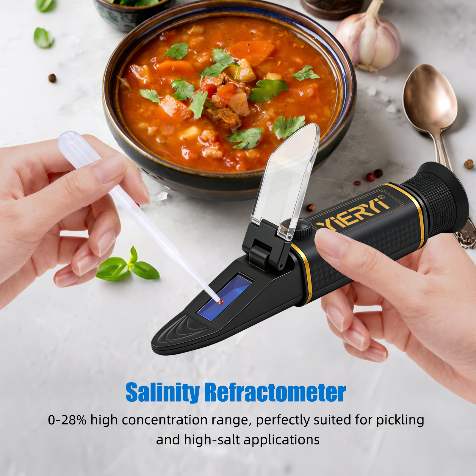 Yieryi 0-28% Salinity Refracto – обзор и цена Refractometer Salinity