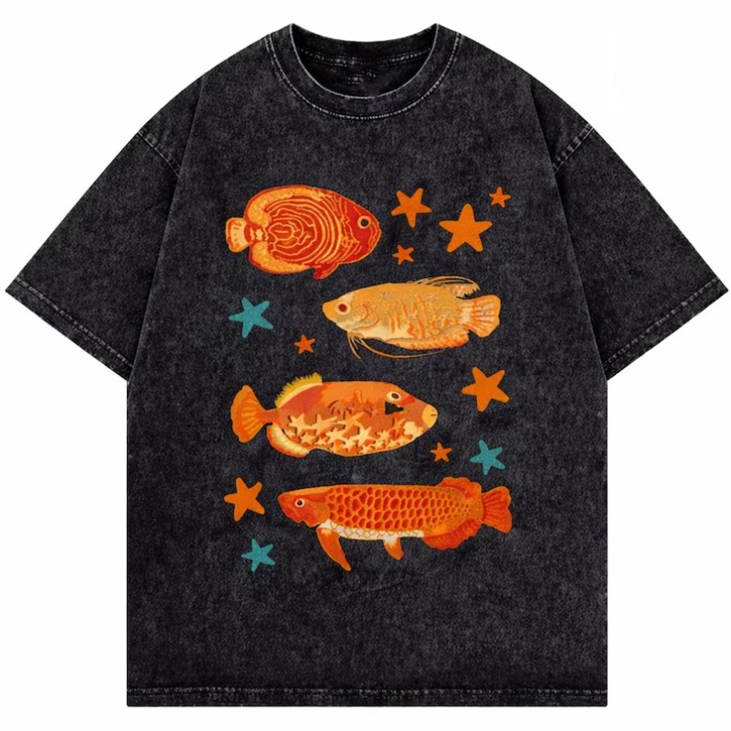 Vintage Washed Tropical Fish P – обзор и цена Marine Life Aquariums