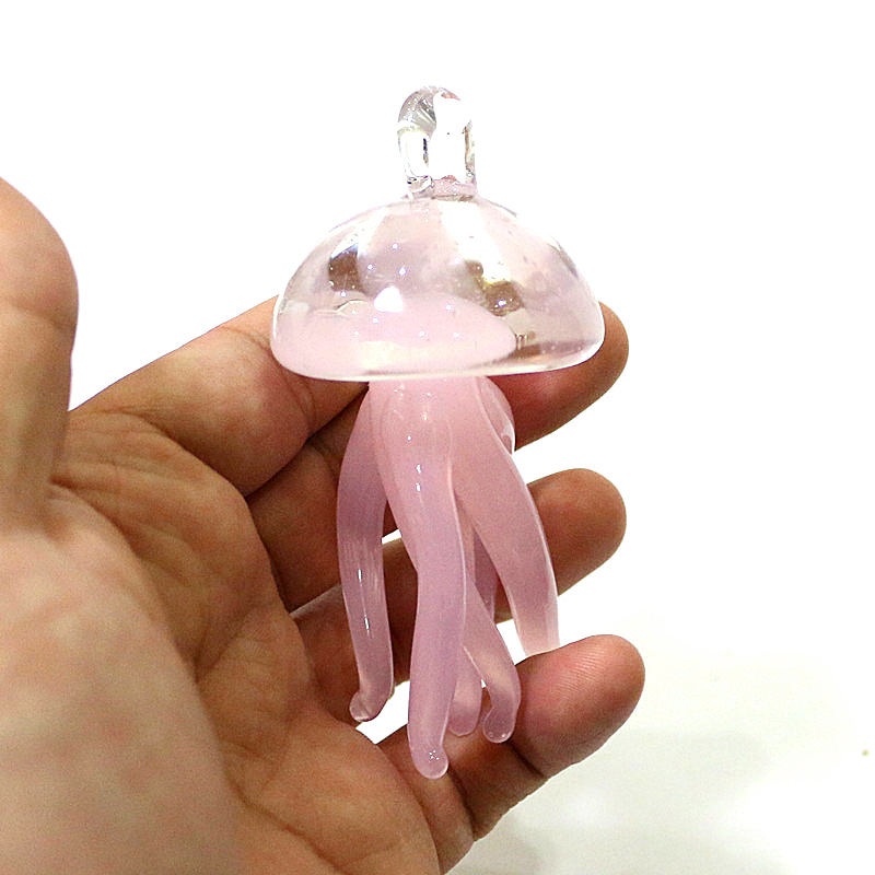 Pink Jellyfish Glass Pendant C – обзор и цена Marine Aquarium & Regional Centre Reviews