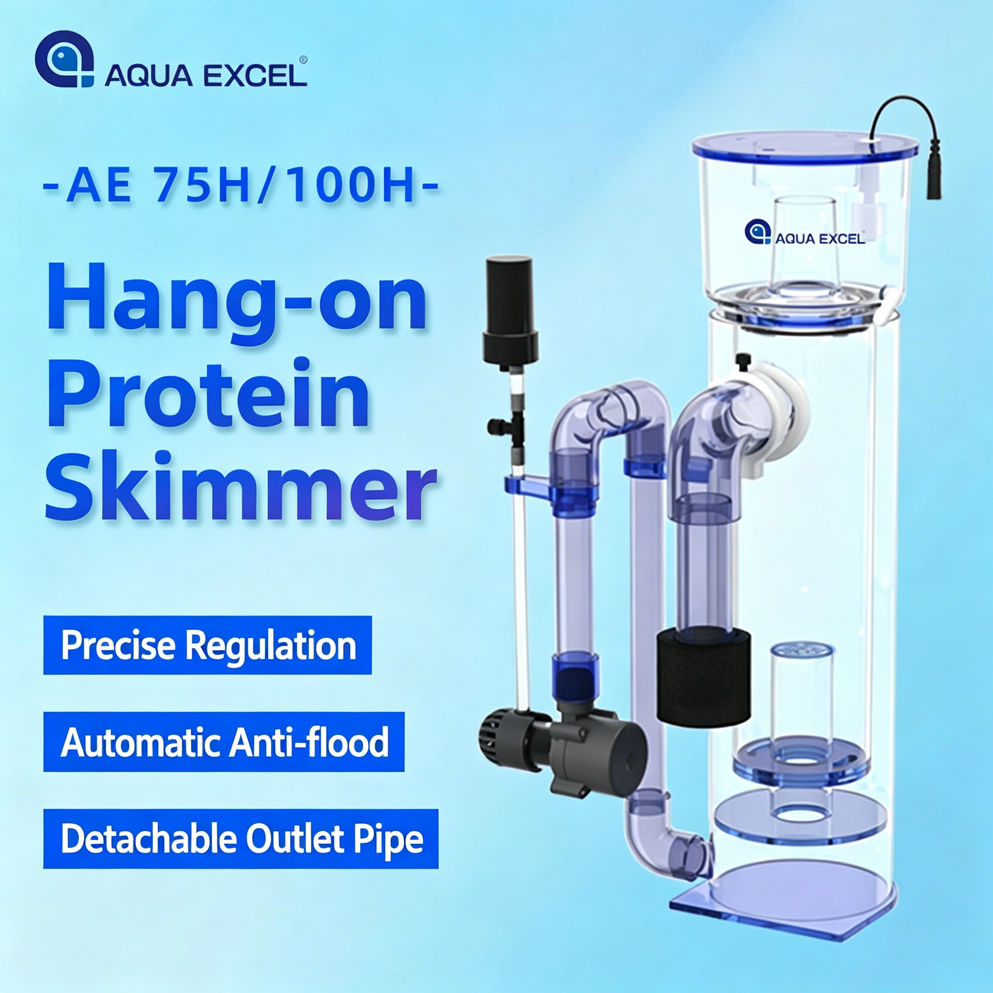 AQUA EXCEL AE-75H/100H Hang-on – обзор и цена Aqua Marine Tank